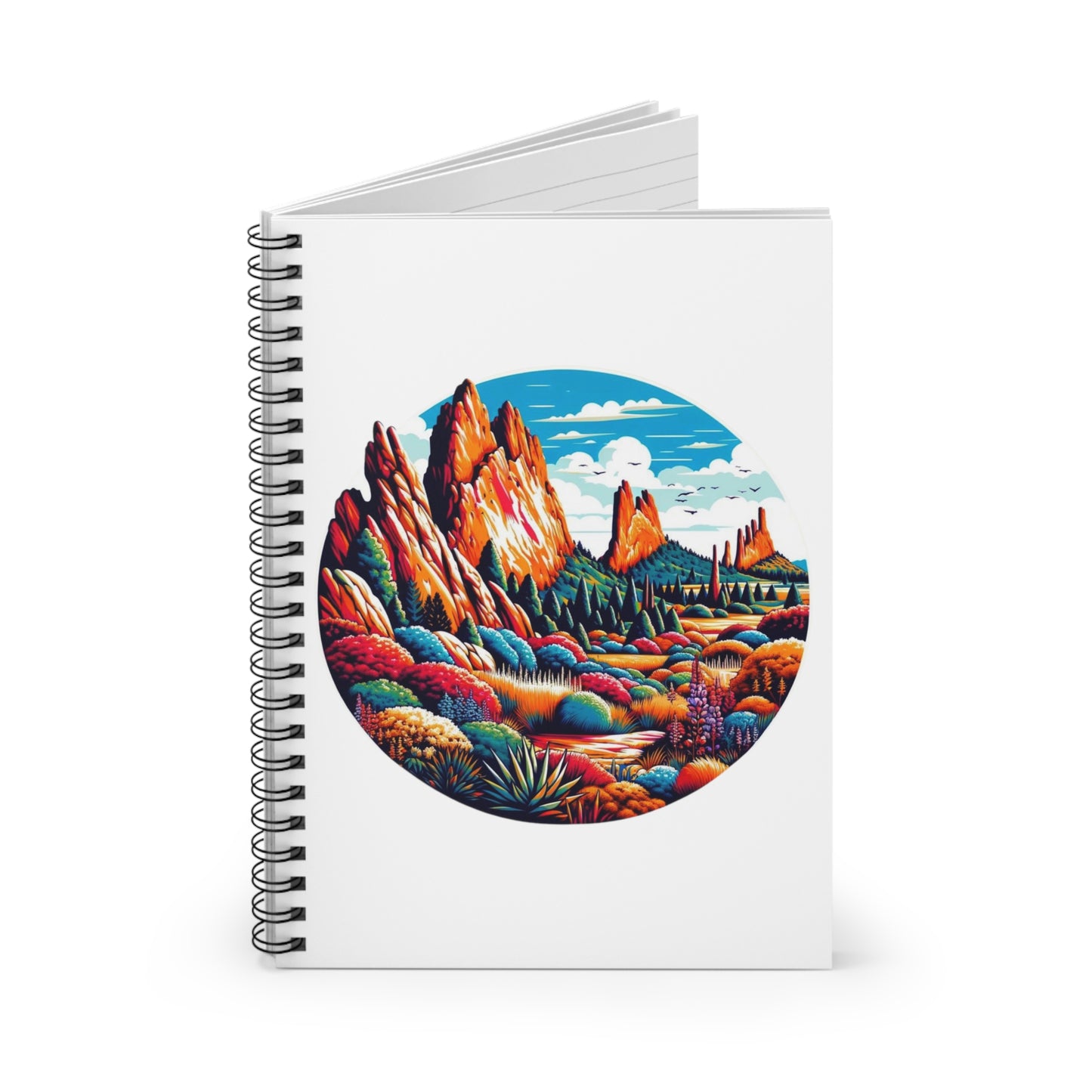 Garden of the Gods Spiral Notebook - Ruled Line