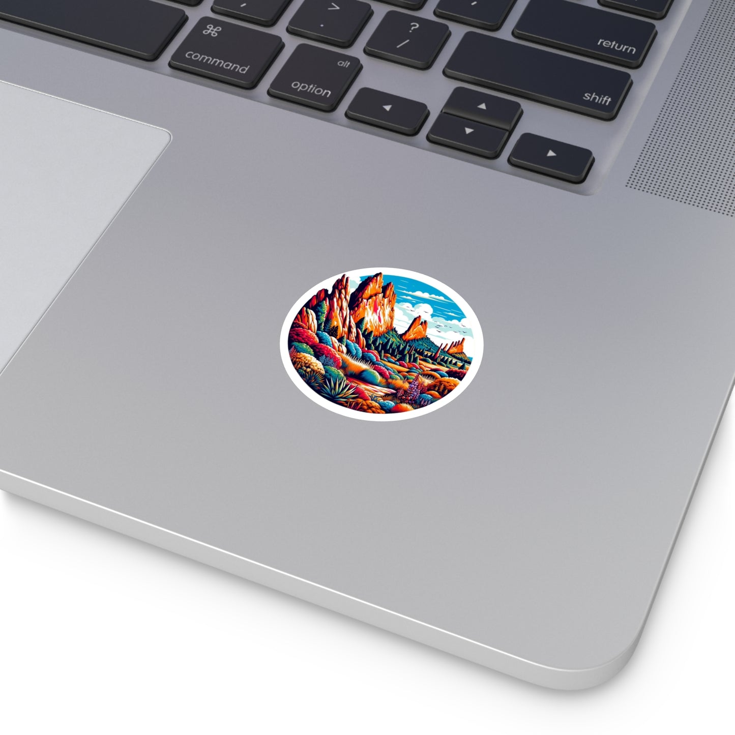 Garden of the Gods Round Vinyl Stickers