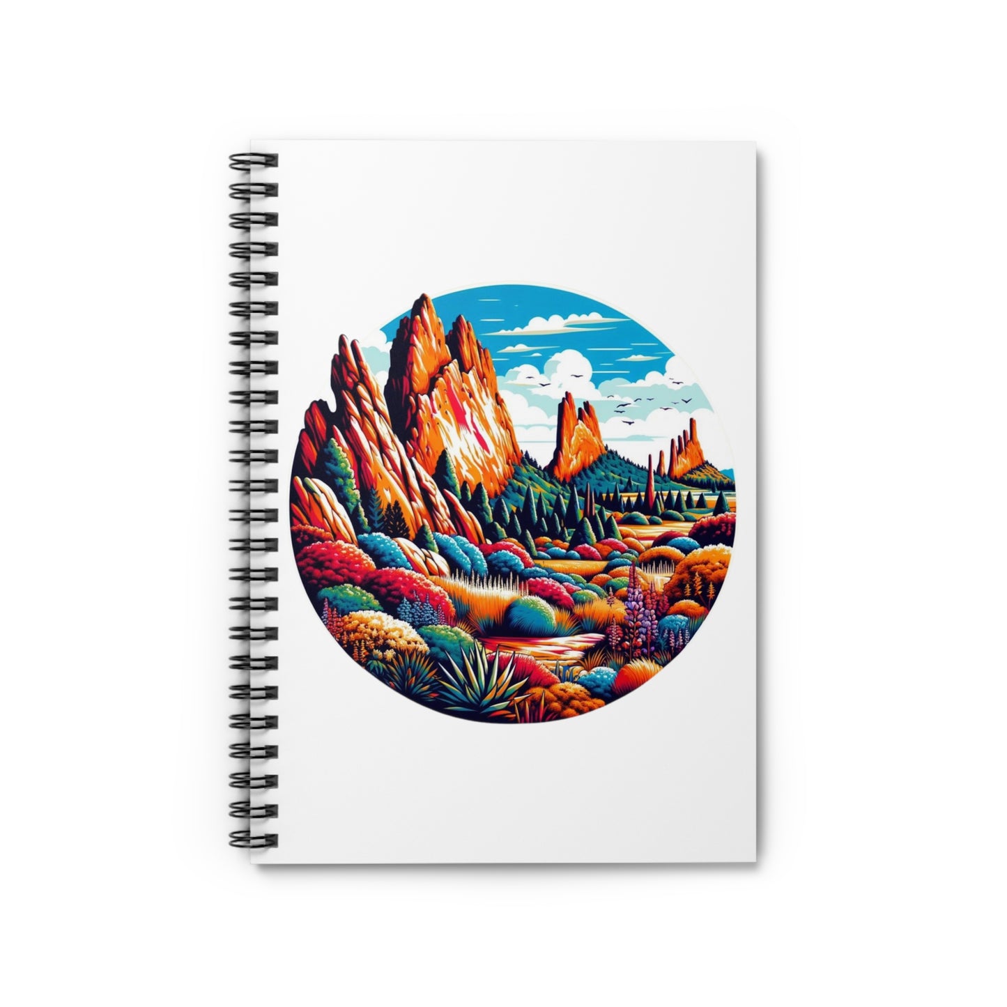 Garden of the Gods Spiral Notebook - Ruled Line